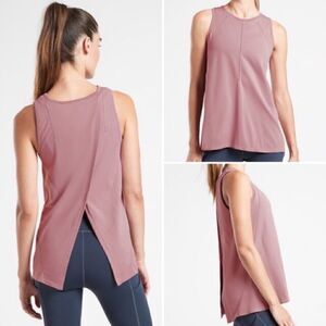 Athleta Foothill Tank Top Mauve Pink Purple Size XS